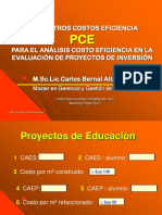 Parametros Costo Eficiencia