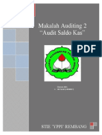 Makalah Audit Saldo Kas