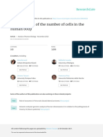 An Estimation of The Number of Cells in The Human Body