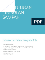 4 - Perhitungan Timbulan Sampah