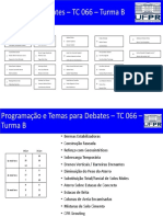 Grupos debates TC 066 Turma B