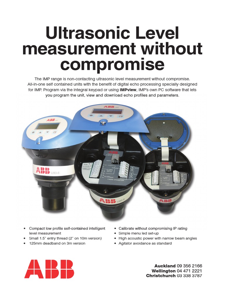 Ultrasonic Level Measurement Without Compromise: You Program The Unit ...