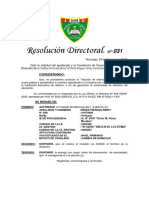 Modelo de Resolución Directoral de Traslado.i.e