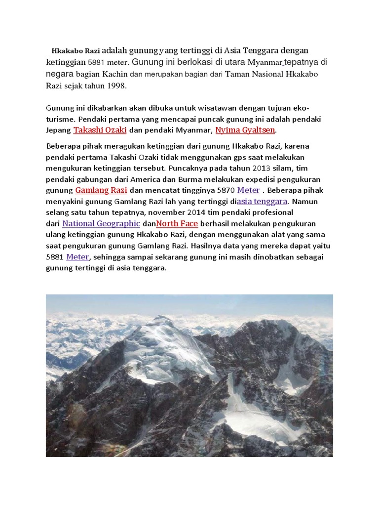 Download 66+ Gambar Gunung Hkakabo Razi Paling Bagus HD