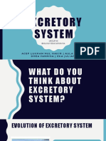 Excretory System: Aceplukmannulhakim - Aula Hanim - Dheavannisa - Ekajuliana