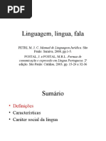 Linguagem Jurídica 02 - Língua e Fala