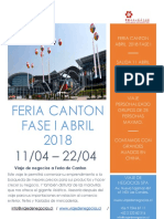 Feria Canton Fase 1 Abril 2018