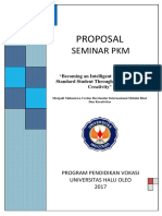 Proposal Pengajuan Permohonan Dana Kegiatan (Seminar PKM)