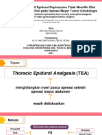 Pre Dan Intraoperatif Epidural Ropivacaine