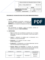 Prg-sst-004 Programa de Vacunación para Patologías Inmunoprevenibles