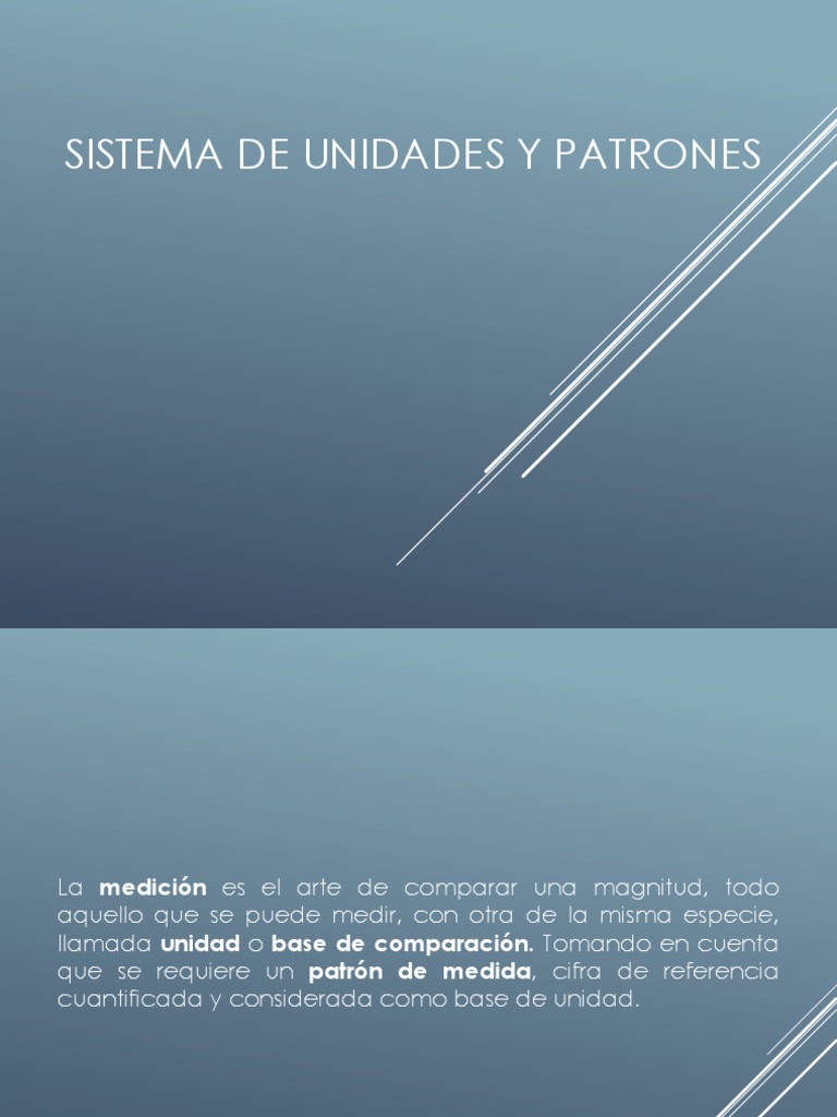 2 Sistema de Unidades y Patrones