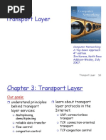 Transport Layer: Computer Networking: A Top Down Approach