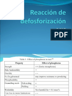 Reacción de Defosforización