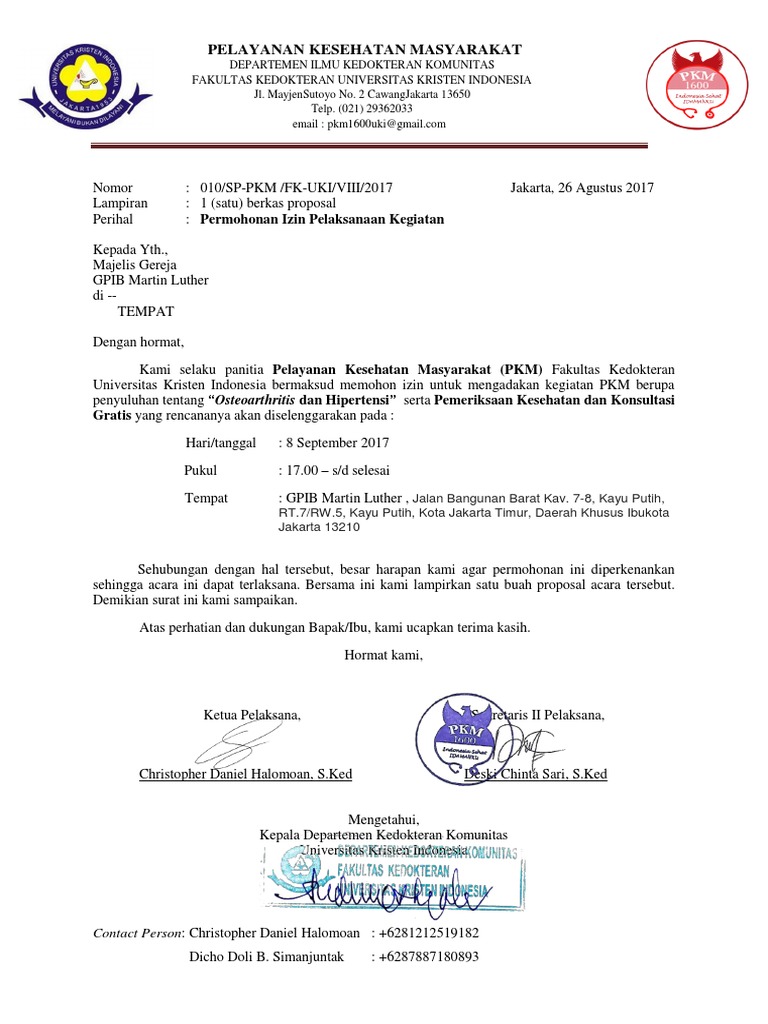 010 Surat Permohonan Izin Gereja