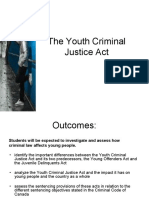 The Youth Criminal Justice Act