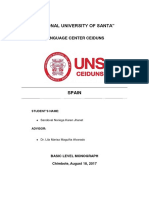 "National University of Santa": Language Center Ceiduns