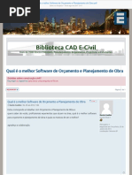 Qual é o Melhor Software de Orçamento e Planejamento de Obra