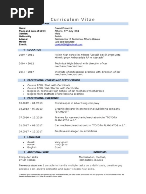 Curriculum Vitae