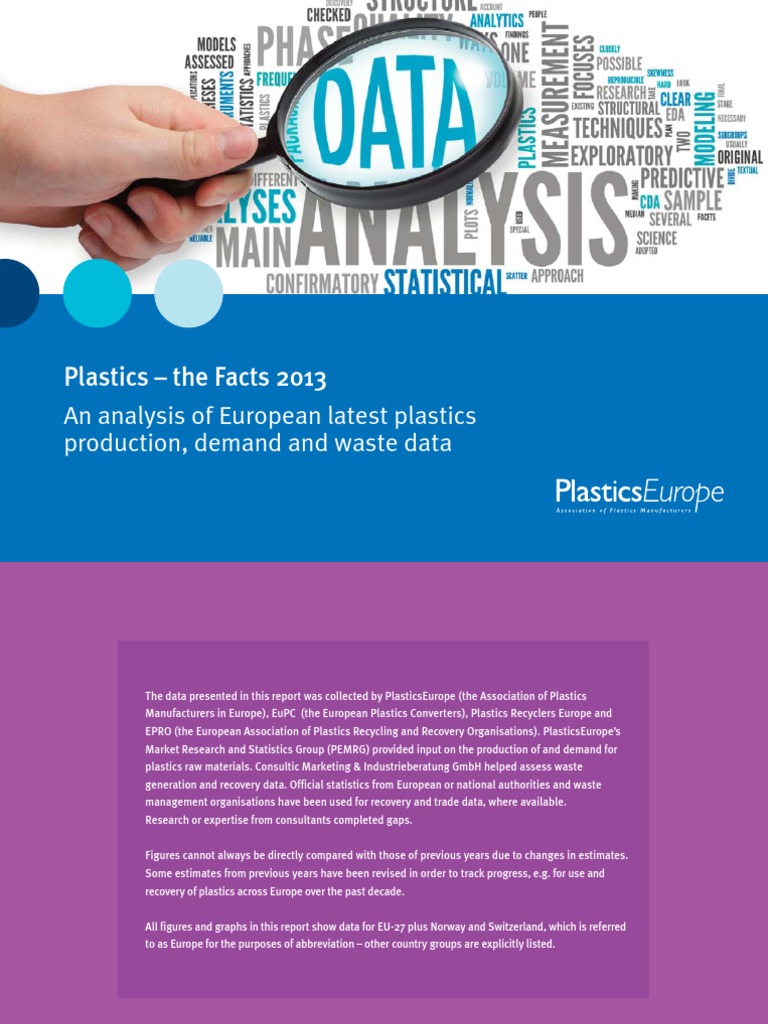 Plastics The Facts 2013 PDF Recycling Waste Management