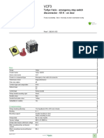 Product Data Sheet: Tesys Vario - Emergency Stop Switch Disconnector - 63 A - On Door