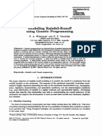 Modelling Rainfall-Runoff Using Genetic Programming: A A Set A