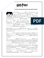 Simple Past Tense Harry Potter Worksheet Templates Layouts 102364