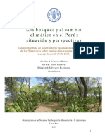 Los Bosques y El Cambio Climático en El Perú