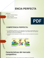 Competencia perfecta: características, ejercicios y gráfica