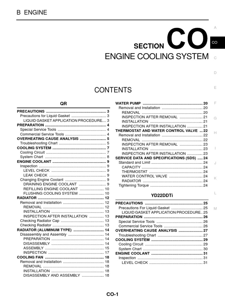 Engine Cooling System: Section | PDF | Radiator | Engines