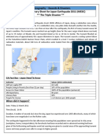 IB Geography - Hazards & Disasters Case Study Summary Sheet For Japan Earthquake 2011 (MEDC) The Triple Disaster Where Did It Happen?