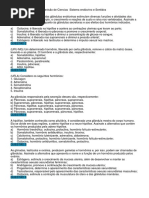 Revisão de Ciencias Sistema Endócrino e Sentidos