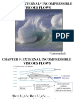 Chapter 9: External Incompressible Viscous Flows: (Unbounded)