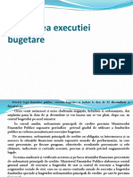 Incheierea Executiei Bugetare