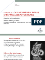 Diagnostico Laboratorial en Enfermedades Autoinmunes 2017