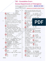 TSPSC Constables Exam QuestionPaper and Key 2016