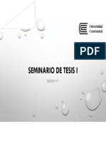 Seminario de Tesis I