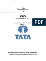 21556183 Project on Tata