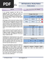 CNI Publications Weekly Plattern: Sensex 32832 Nifty 10121