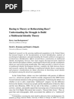 Download Racing to Theory or Retheorizing Race Understanding the Struggle to Build a Multiracial Identity Theory by David L Brunsma SN36650291 doc pdf