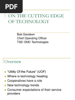 On The Cutting Edge of Technology: Bob Goodson Chief Operating Officer TSE/ EMC Technologies