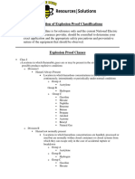 Explosion Proof Classifications