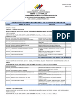 Amazonas, Talleres de Formación de Miembros y Secretarios de Mesa