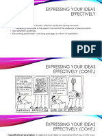 Expressing Your Ideas Effectively
