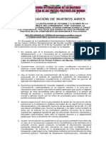 Ot-Sl Encuentro Presos Politicos en Argentina - Acuerdo Final