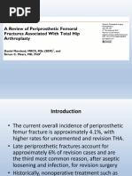 Periprosthetic Hip & Knee Fracture