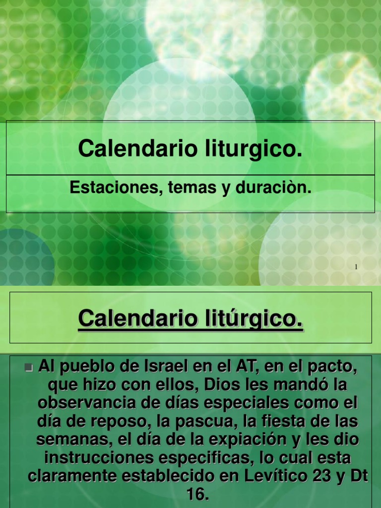 Calendario Litúrgico 2025 | PDF | Pascua de Resurrección | Pentecostés