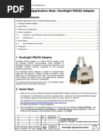 Docklight Application Note RS232 Adapter