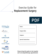 Patient Exercise Guide Hip Replacement Surgery
