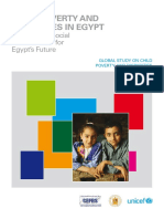 Eg Child Poverty and Disparities in Egypt FINAL - EnG Full Report - 23FEB10