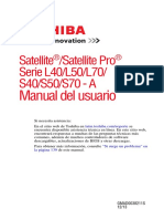 Manual Toshiba Satellite L40 actualizado